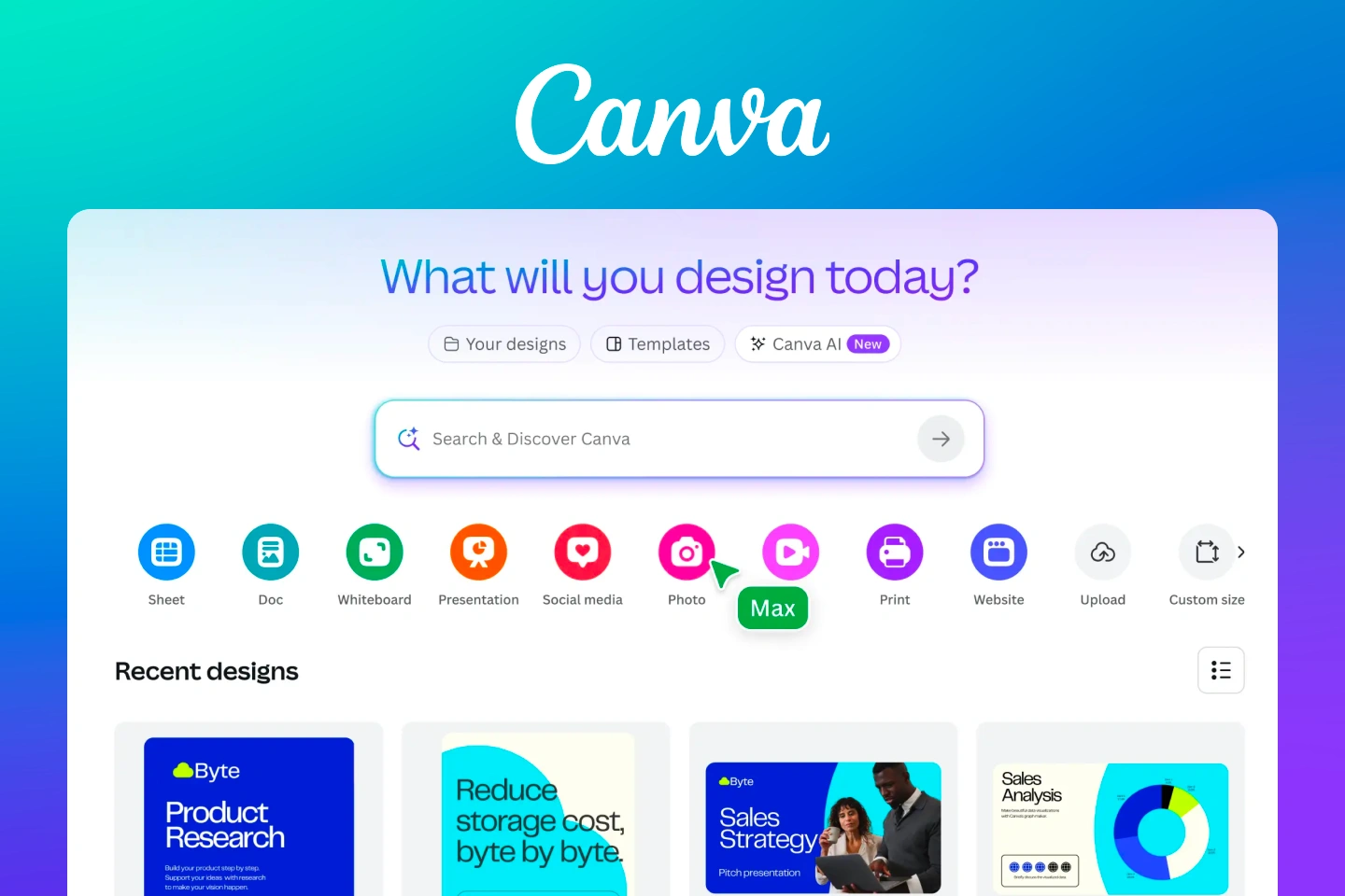 Product Visual of Canva (canva.com)