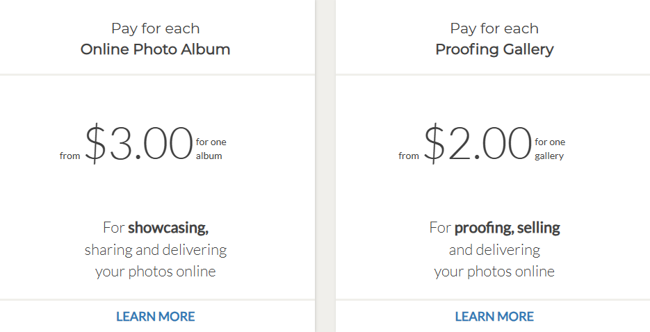 Photonesto.com pricing
